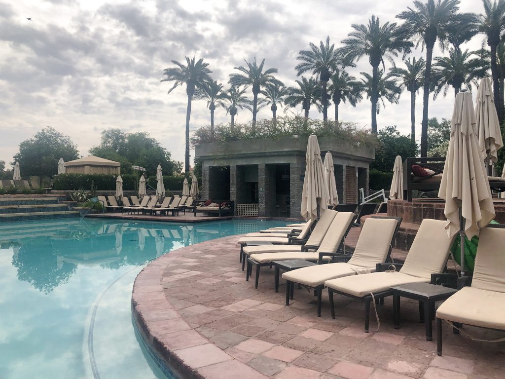 adult pool area at Hyatt scottsdale