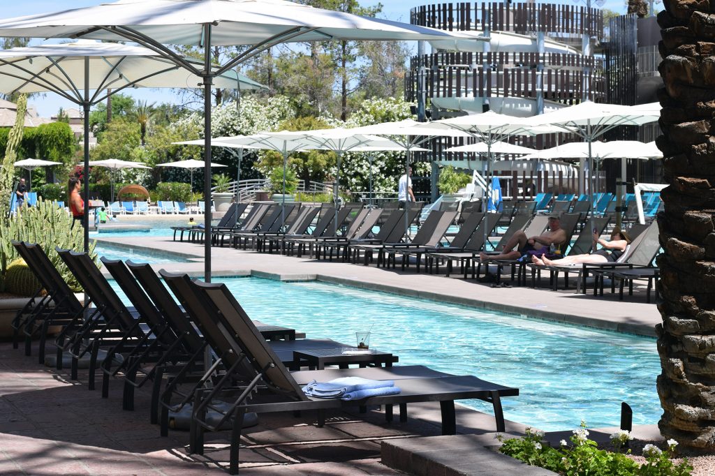 Pool area at the Hyatt Regency