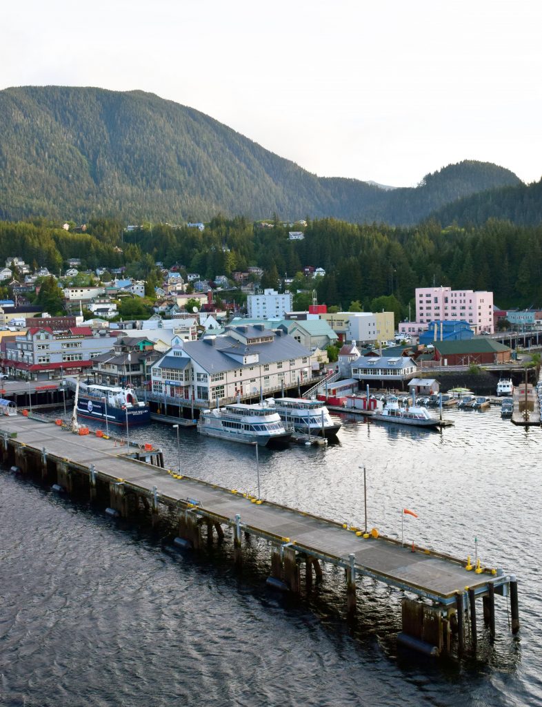 ketchikan view from cruise ship