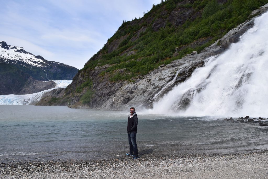 nugget falls, Mendenhall glacier, Alaska, cruise