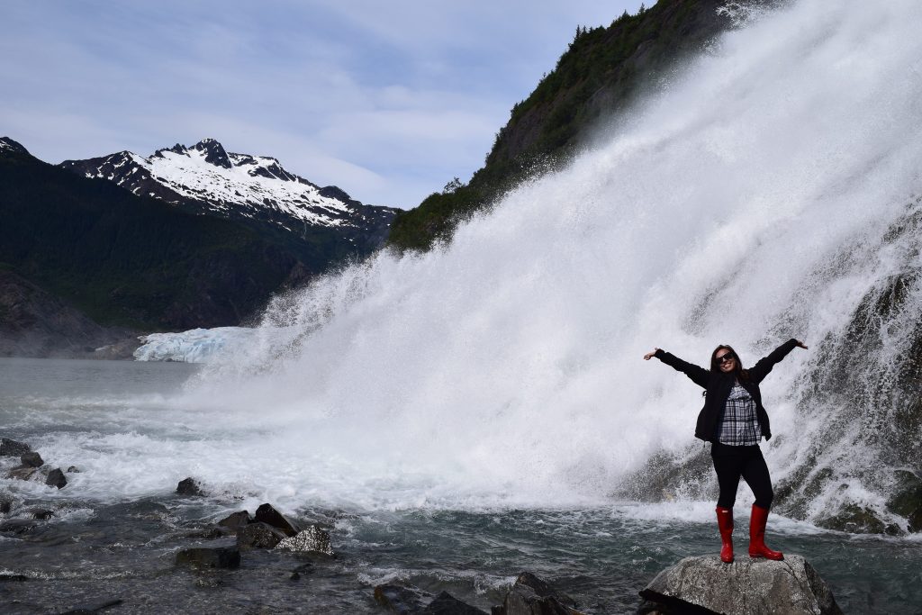 nugget falls, Mendenhall glacier