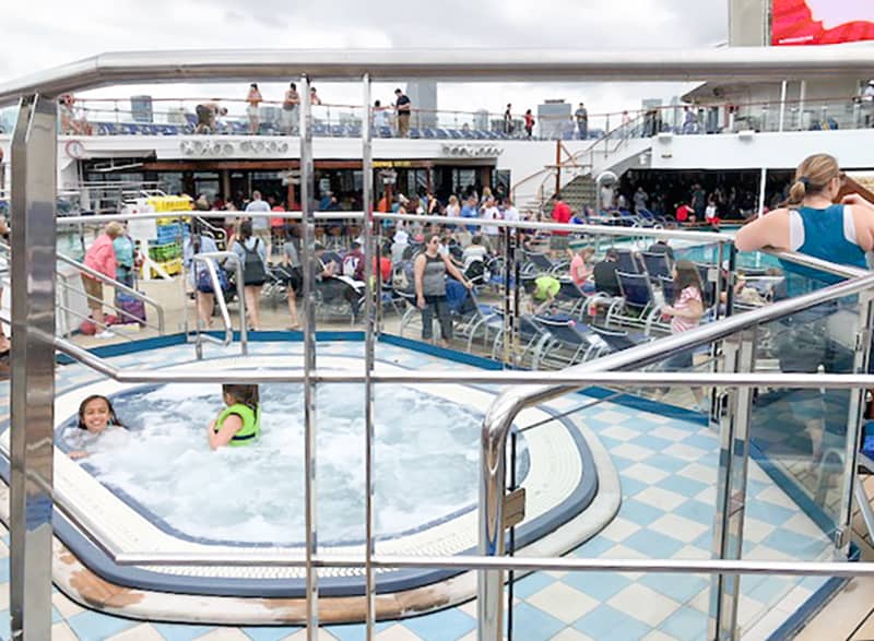 hot tub on cruise