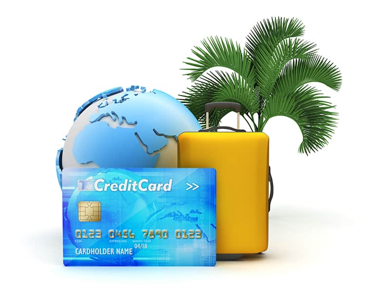 Airline miles credit card, saving money for vacation