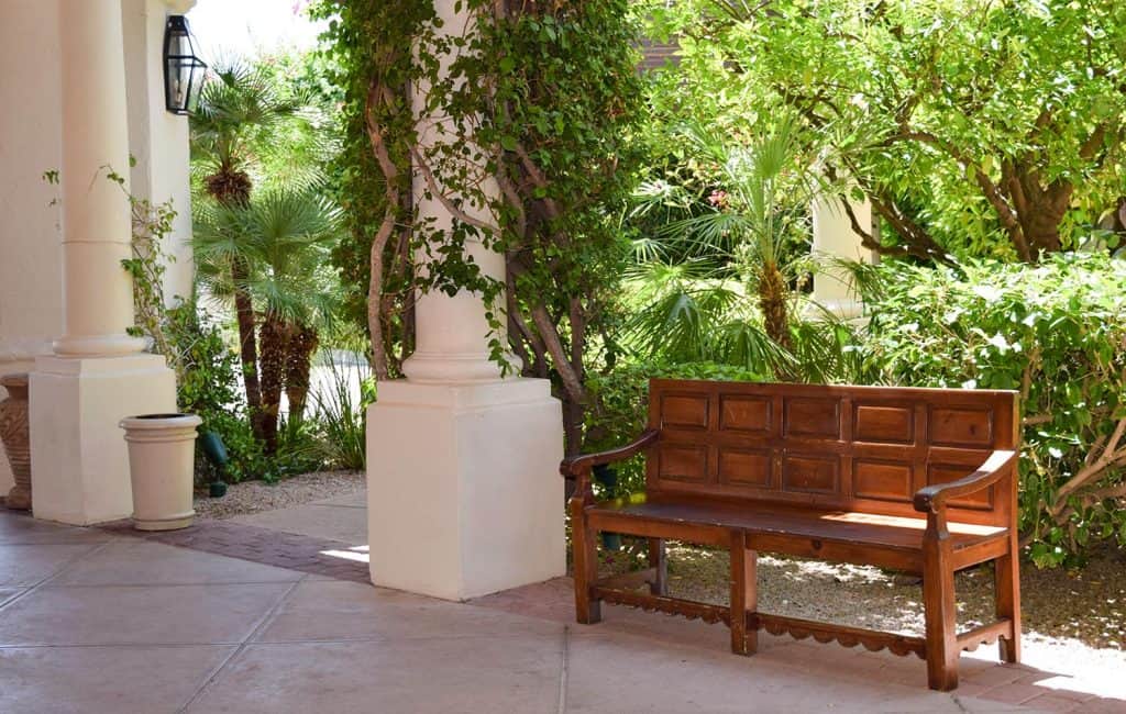 bench at scottsdale resort