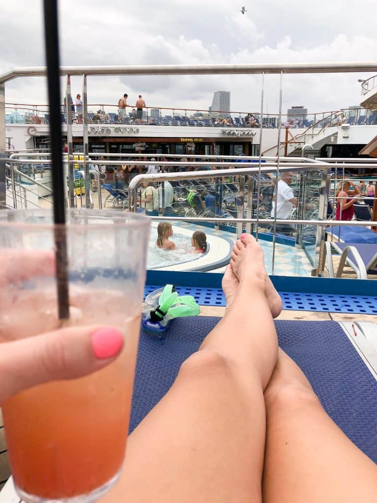 Cruise ship pool deck, tips and tricks, first time cruise advice