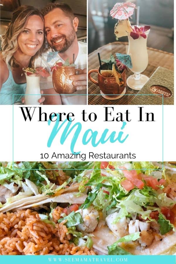 where to eat in Maui. Maui food. Maui restaurants