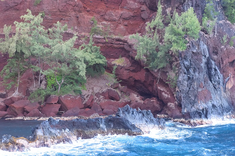 Kaihalulu Red Sand Beach, the Road to Hana