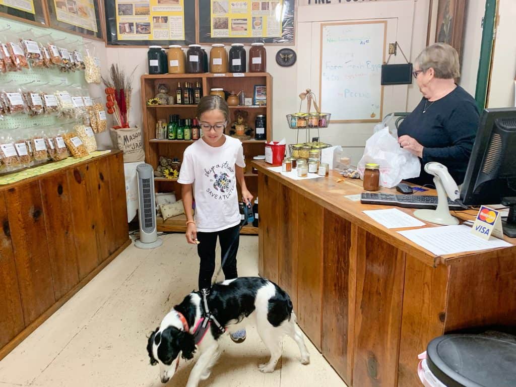 The honey stand in Pine Arizona