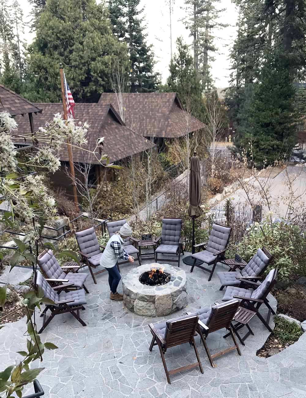 Where To Stay In Lake Tahoe A Cozy Cabin Retreat See Mama Travel   Firepit 