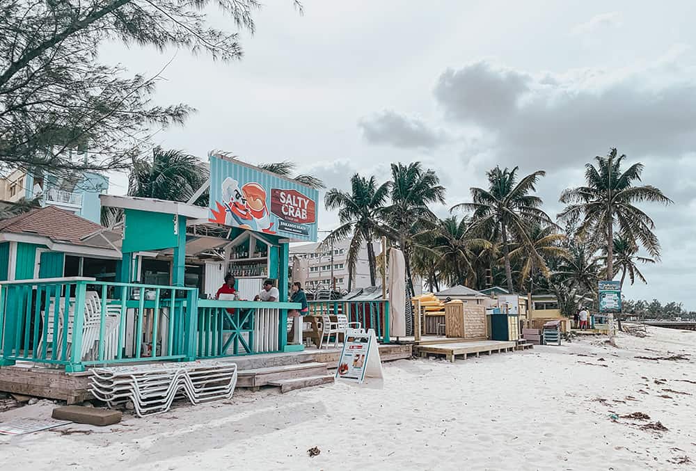 The Salty Crab, Junkanoo beach, Nassau, Bahamas