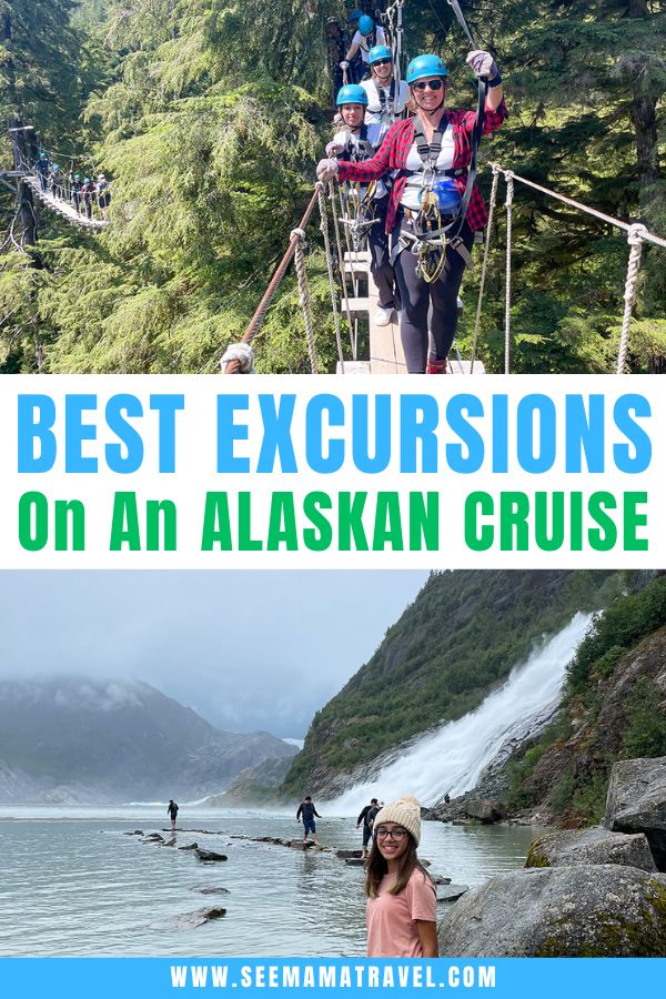 Best Excursions for an alaskan cruise. What to do in port when cruising to Alaska. #alaskaccruise #excursions #whattodo