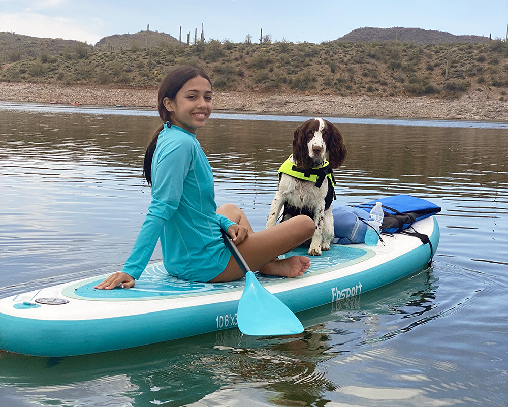 Where to go paddle boarding with kids in Arizona