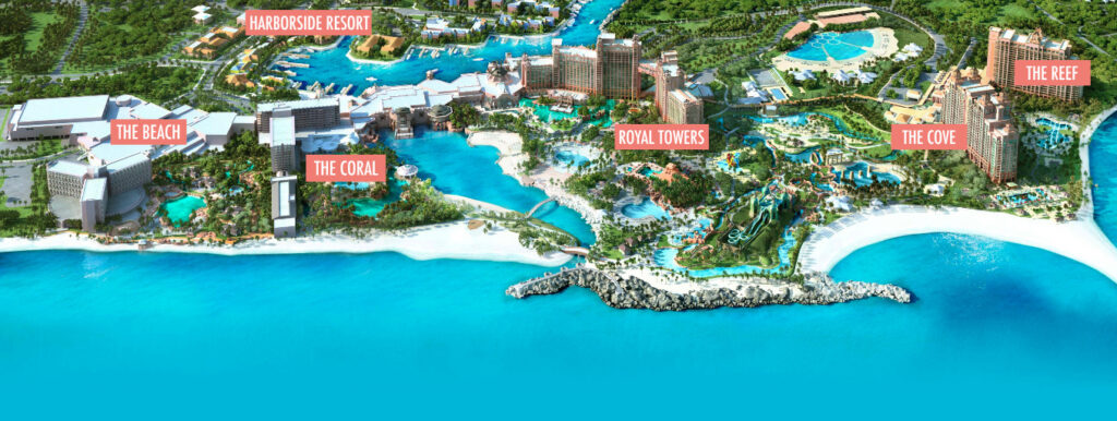 Map of Atlantis Resort