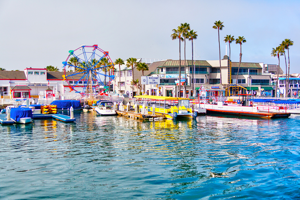 Balboa Pier at Newport Beach, California