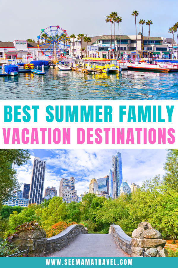 Looking for some great family vacation ideas? Here are 6 of the best summer family vacation destinations in the US, your family will love. 